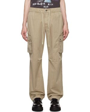 Ksubi Drawstring Cargo Trousers - Natural
