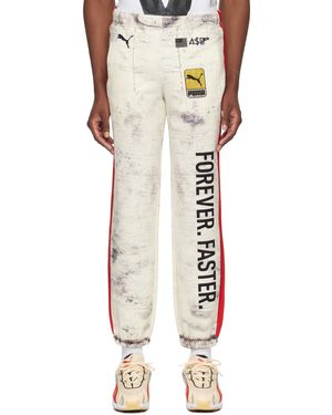 PUMA Off- A$Ap Rocky Edition Joggers - Natural