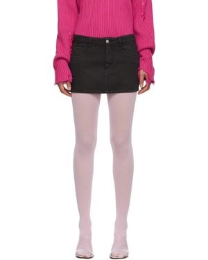 MM6 by Maison Martin Margiela 5ポケット デニム ミニスカート - レッド