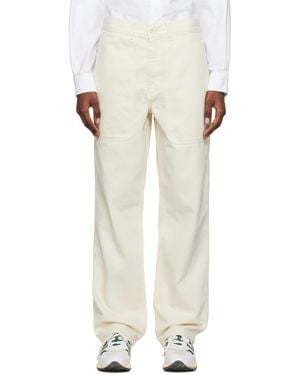 Palmes Broom Trousers - White