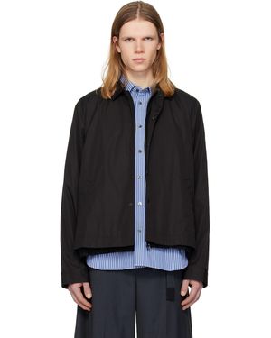 Sacai Poplin Jacket - Black