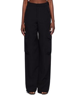 Gcds Black Ultracargo Trousers