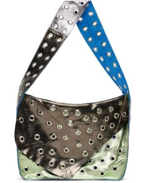 SC103 Record Messenger Bag - Blue