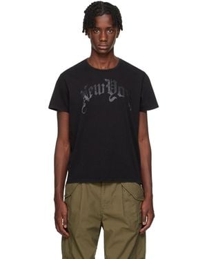 R13 'New York' T-Shirt - Black