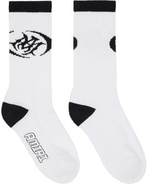 Amiri Sporty 'Ma' Socks - White