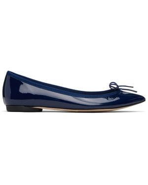 Repetto Brigitte Pointy Toe Ballerina Flats - Blue