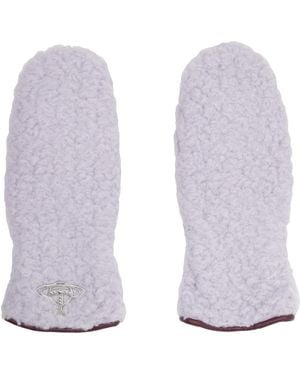 Vivienne Westwood Poodle Boa Mitts - Purple