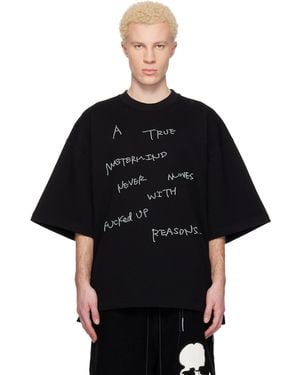 MASTERMIND WORLD Mw Decorated Ss Sweatshirt - Black
