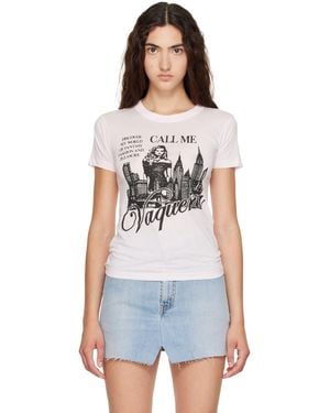VAQUERA 'Call Me' T-Shirt - White