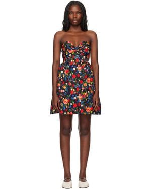 Kika Vargas Fiona Minidress - Black