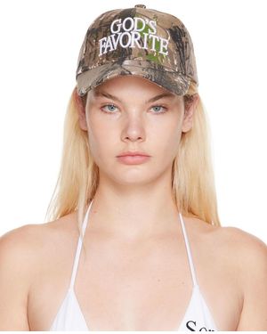 PRAYING Ssense Exclusive Camo 'god's Favorite' Cap - Multicolour