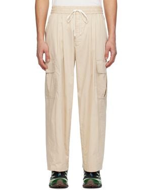 F/CE Pigment-Dyed Cargo Trousers - Natural