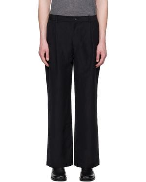 N. Hoolywood Tucked Trousers - Black