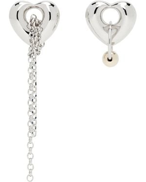 Justine Clenquet Naomi Earrings - White