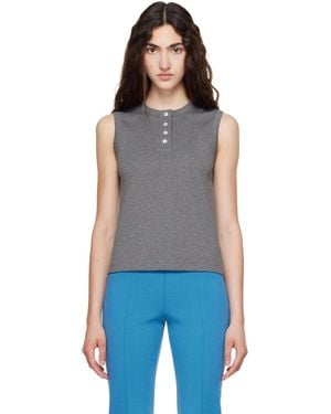 Flore Flore Ssense Exclusive Jess Tank Top - Blue