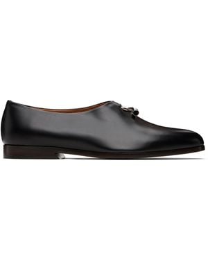 McQueen T-Bar Loafers - Black
