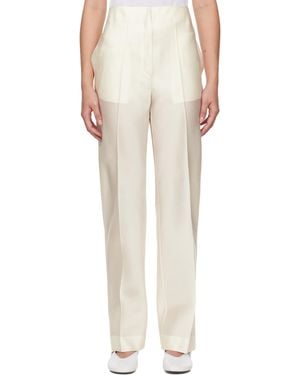 GIA STUDIOS Off- Gala Trousers - Natural