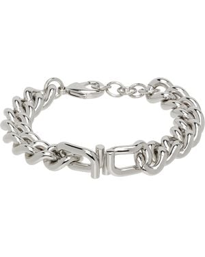 Ferragamo Gancini Chain Bracelet - Metallic