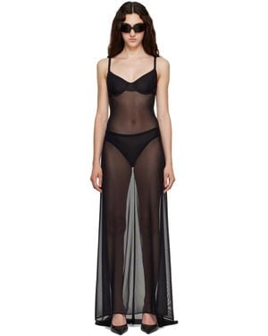 Balenciaga Naked Maxi Dress - Black