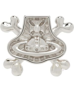 Vivienne Westwood Cosmo Single Stud Earring - Metallic