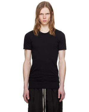 Rick Owens Basic Tシャツ - ブラック
