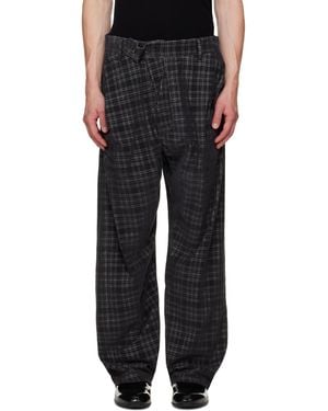 Vivienne Westwood Straight Drunken Trousers - Black