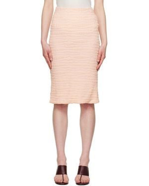 Jil Sander Shirring Mid Skirt - Multicolor