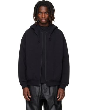 Y-3 Pull À Capuche Noir À Glissière Édition Mercedes-Amg F1 - Bleu