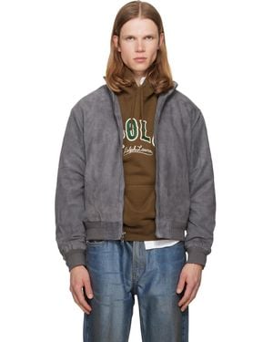 Polo Ralph Lauren 'The Charleton' Suede Jacket - Grey
