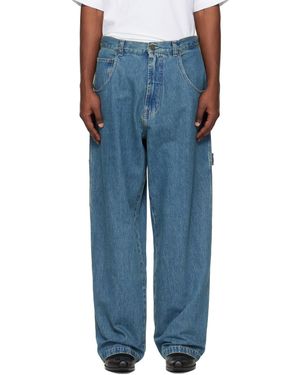 Vetements Hip-Hop Jeans - Blue