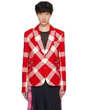 Charles Jeffrey Glasgow Blazer - Red