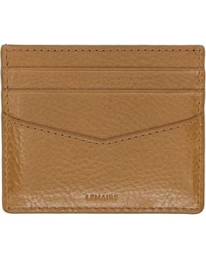 Lemaire Tan Gear Card Holder - Natural