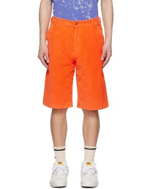 ERL Three-Pocket Shorts - Orange