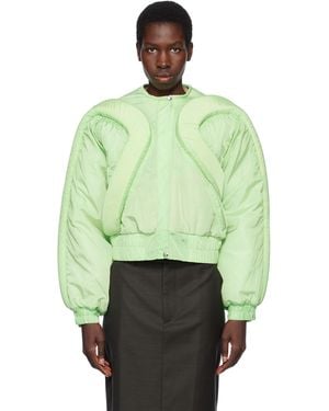 Stanley Raffington 3D Parametric Bomber Jacket - Green