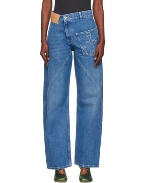 JW Anderson Twisted Workwear Jeans - Blue