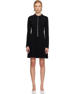 Sandy Liang Lori Midi Dress - Black