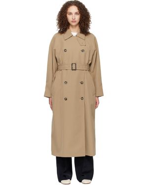 A.P.C. Belted Trench Coat - Multicolor
