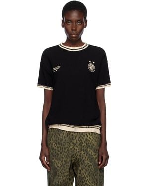 ANDERSSON BELL Football Short Sleeve T-Shirt - Black