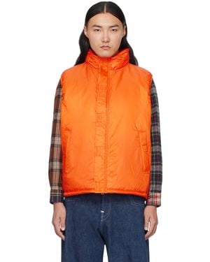 Beams Plus Mil Puff Version 2 Ripstop Vest - Orange
