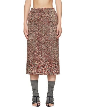 Super Yaya Marie Saam Midi Skirt - Brown