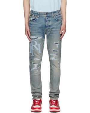 Amiri インディゴ stagge ジーンズ - ブルー
