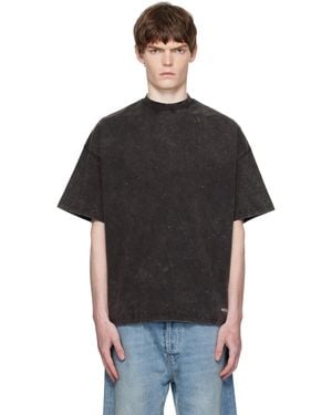we11done Dyed Oversized Basic T-Shirt - Black