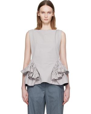 Dries Van Noten Ruffled Top - Black