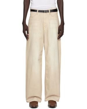Acne Studios Loose Fit 1981 Jeans - Natural