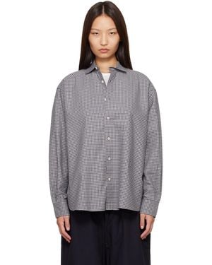 Baserange Flannel Claude Shirt - Grey