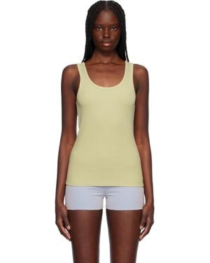 CDLP Débardeur Kaki En Jersey Côtelé - Multicolore