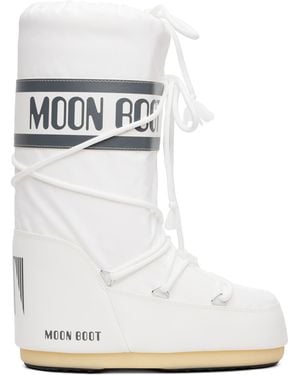Moon Boot Icon Nylon Boots - White