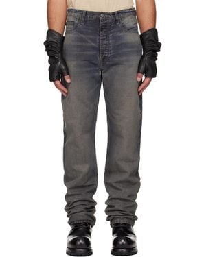 ALEXANDER DIGENOVA Classic Straight Leg Jeans - Black