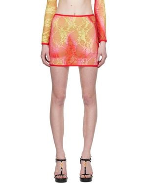 Sinead Gorey Gradient Miniskirt - Red