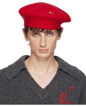 Vivienne Westwood Embroidered Logo Beret